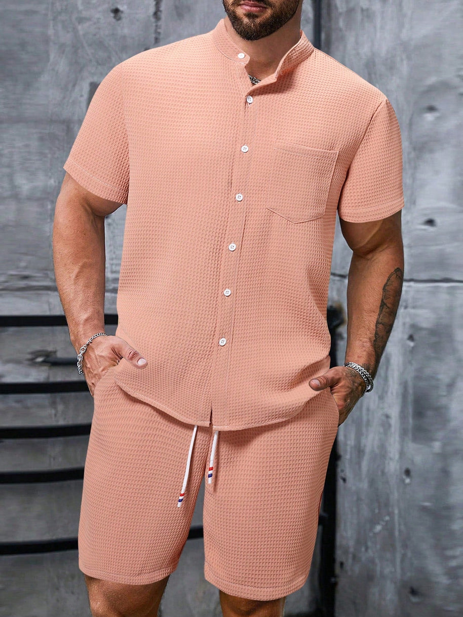 WW | Ärmelshirt Und Shorts Satz Für Männer