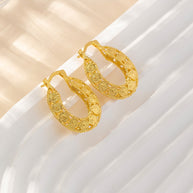 WW | 14kt Gold Einzigartige Gold Filigrane Chunky Creolen