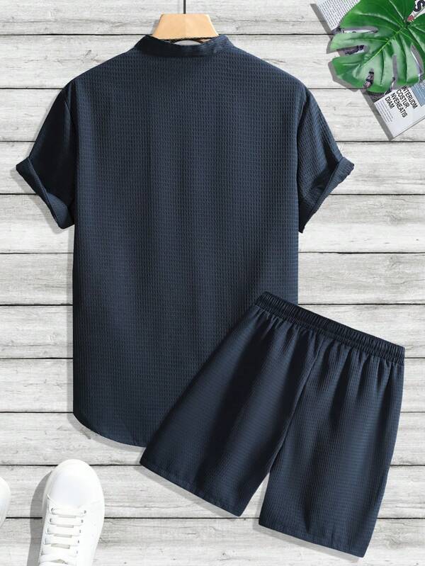WW | Ärmelshirt Und Shorts Satz Für Männer