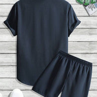 WW | Ärmelshirt Und Shorts Satz Für Männer
