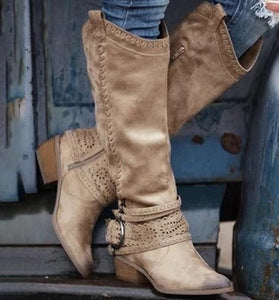 WW | Mittelhohe Damenknights Boots
