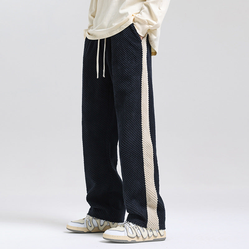 W&W Mode | Herrenmode-Hose Aus Dicker Baumwolle