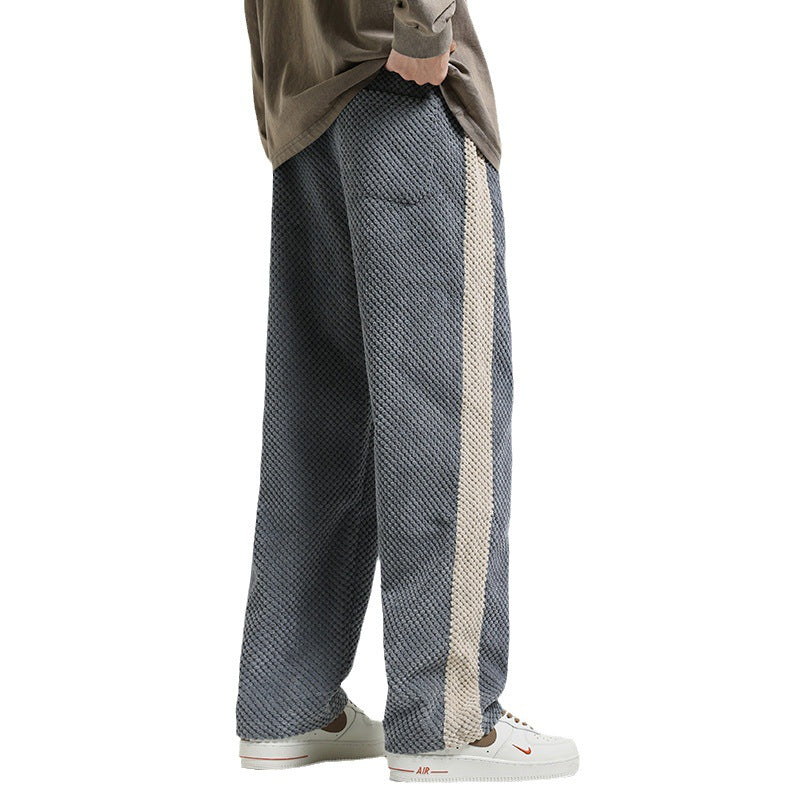 W&W Mode | Herrenmode-Hose Aus Dicker Baumwolle