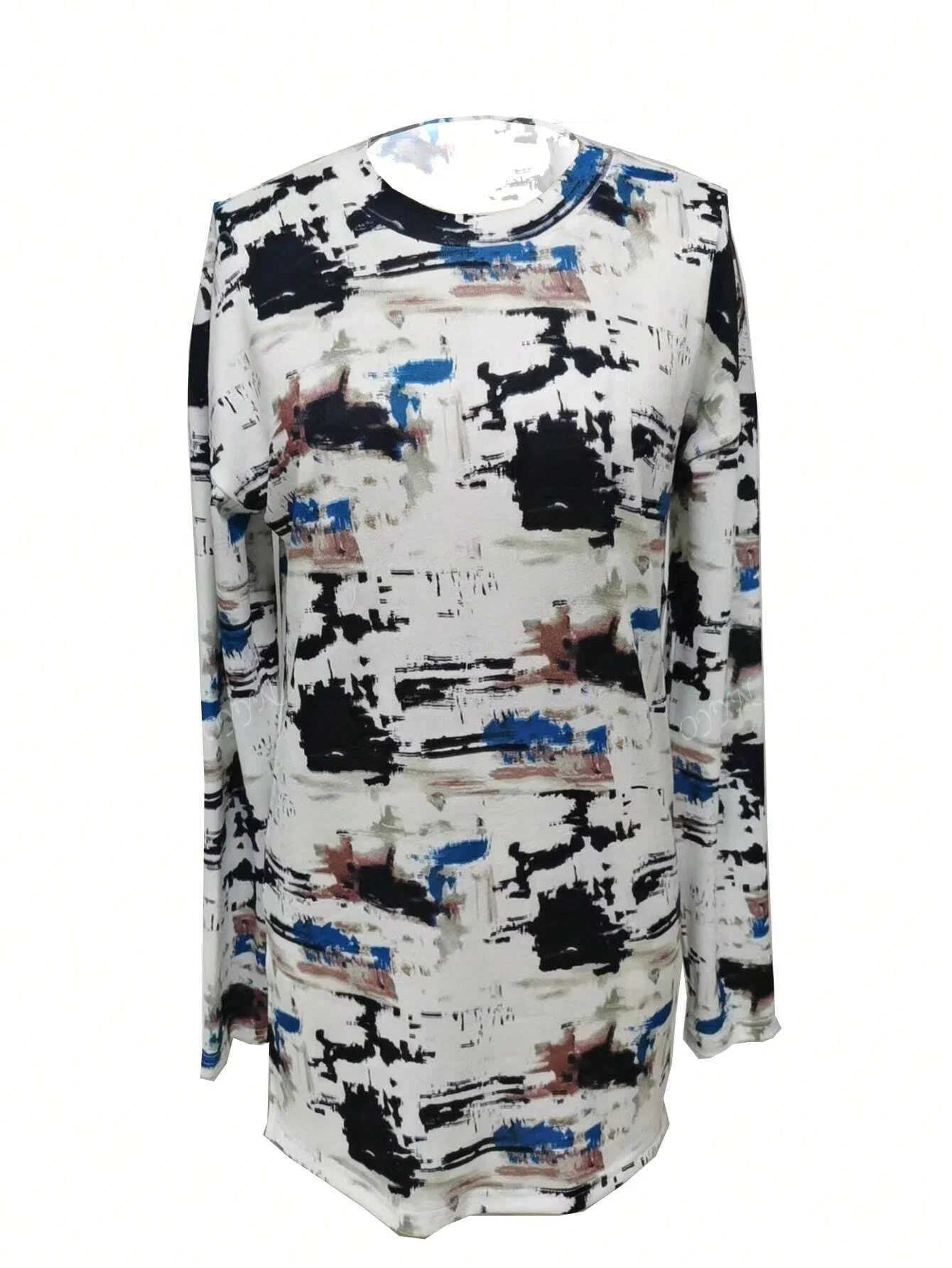 WW | Damen Digitaldruck Langarm-T-Shirt