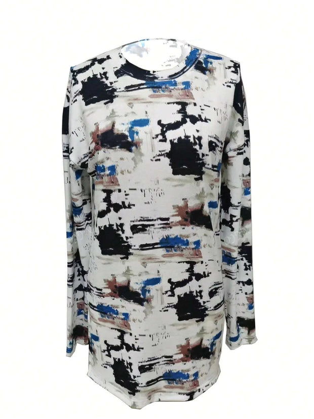 WW | Damen Digitaldruck Langarm-T-Shirt