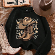 WW | Gestreiftes Sweatshirt mit Rosa Details für Damen
