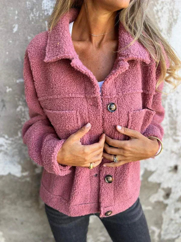 W&W Mode | Stilvolle Kurze Wolljacke Mit Revers