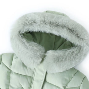 WW - Langer Schlanker Wintermantel