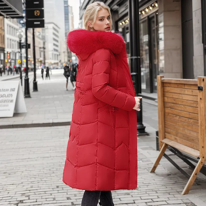 W&W Mode - Langer Schlanker Wintermantel