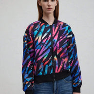 WW | Herbst Winter Freizeit Druckjacke