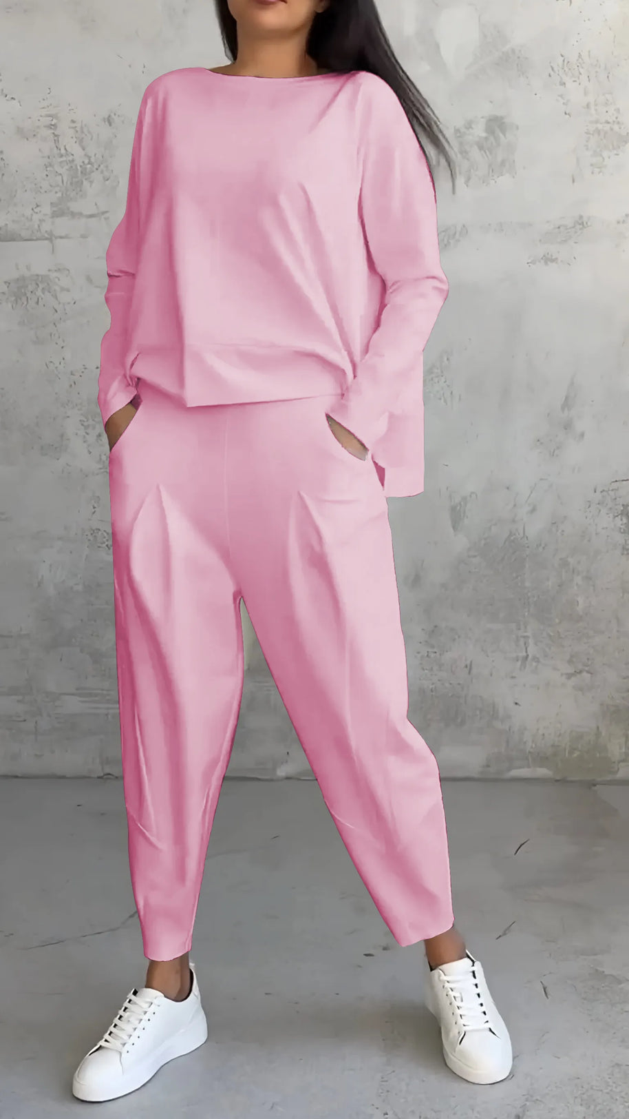 WW | Zweiteiliges Set In Einem Lässigen Relaxed Fit Modell