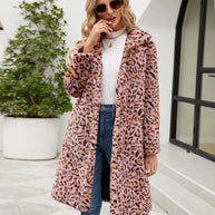 WW | Plüschmantel Mit Leopardenprint