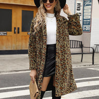 WW | Plüschmantel Mit Leopardenprint