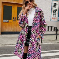 WW | Plüschmantel Mit Leopardenprint