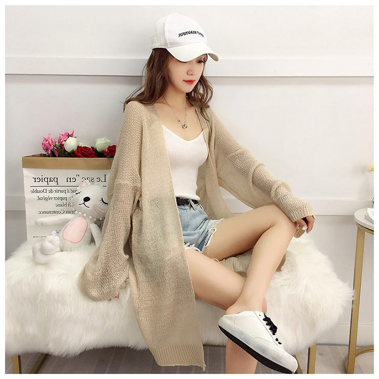 Damen Strickjacke mit offenem Schnitt und lässigem Design W&W Mode