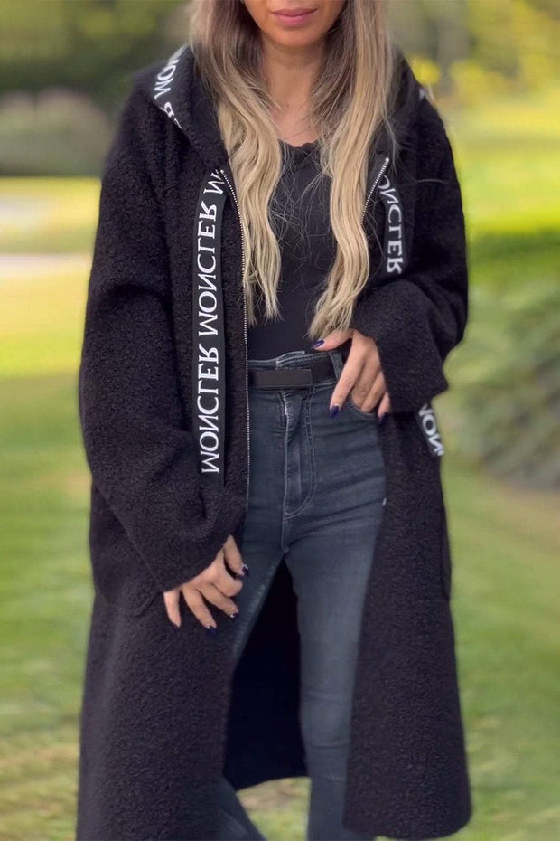 WW | Lässige Taschen Patchwork Reißverschluss Kapuzenjacke - 6 Farben