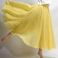 WW | Lässig fallender Boho Maxi Rock für Damen