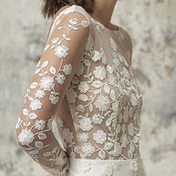 WW | Sexy Spitze Patchwork O-Ausschnitt Gerade Overall