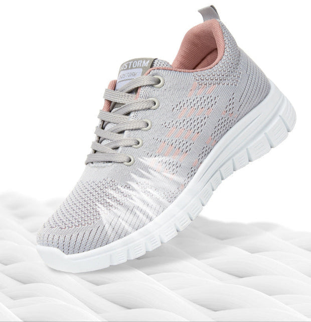 WW | Atmungsaktive Gestrickte Laufsneakers für Damen