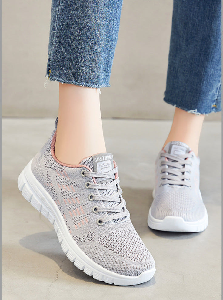 WW | Atmungsaktive Gestrickte Laufsneakers für Damen