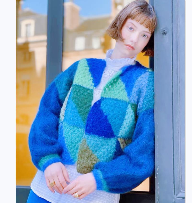 WW | Gestreifter Offener Pullover