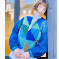 WW | Gestreifter Offener Pullover