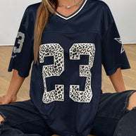 WW | Jersey Shirt Mit Animal Print Sportlich, Trendy & Streetstyle Ready