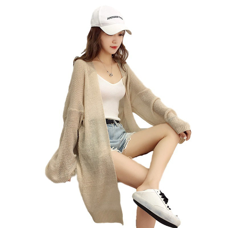 Damen Strickjacke mit offenem Schnitt und lässigem Design W&W Mode