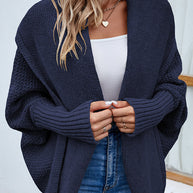 WW | Eleganter Herbst Strickcardigan mit Dolmanärmeln für Frauen