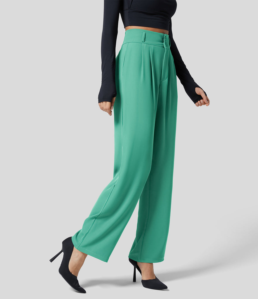 WW | Klassische Gerade Hose mit Hoher Taille