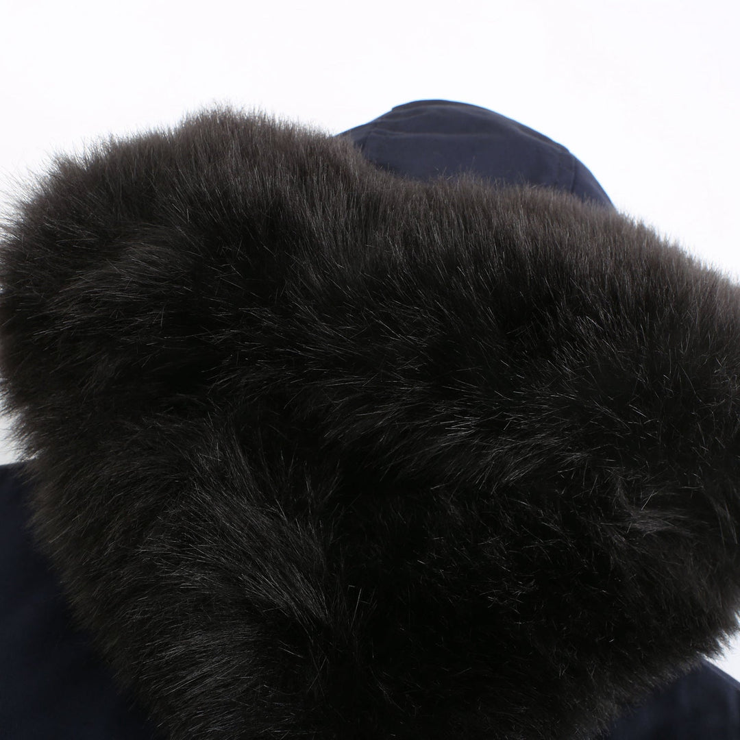 W&W Mode | Damen Wintermantel mit Fleece-Futter und Kapuze