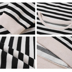 WW | Retro-Gestreiftes Langarmshirt