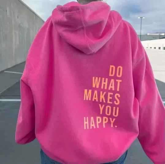 W&W Mode - Damen Hoodie - Lässiger Streetstyle mit Schriftzug