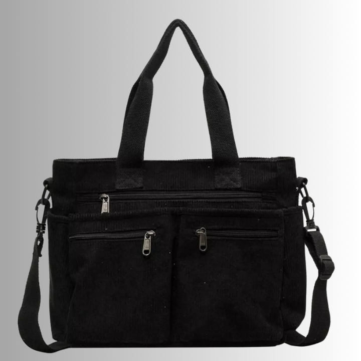 W&W Mode | Cord Schultertasche Mit Mehreren Taschen Für Damen