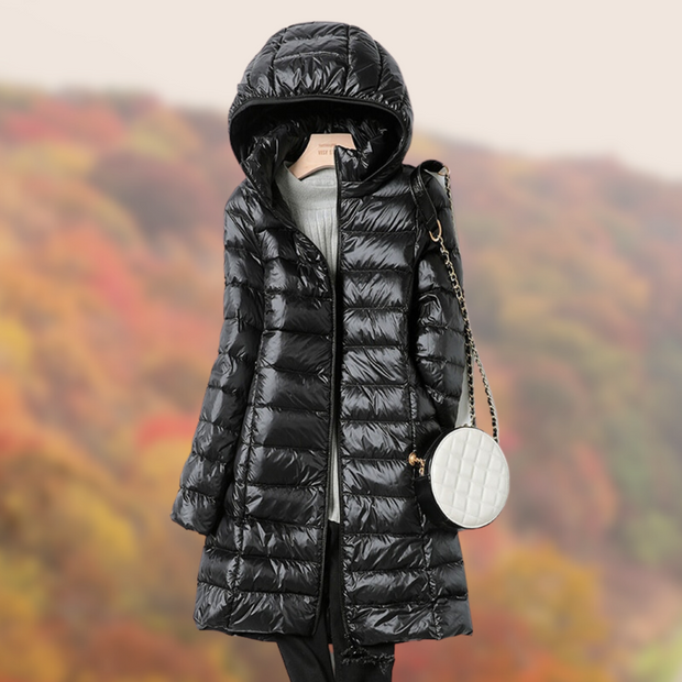 WW Daunenjacke | Ultraleichte Übergangsjacke für Frauen mit Kapuze
