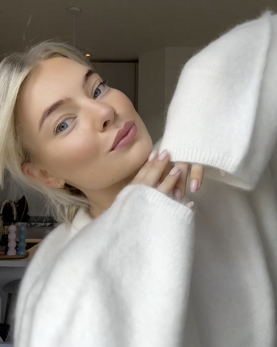 WW | Mohair Mischpullover mit Rundhalsausschnitt