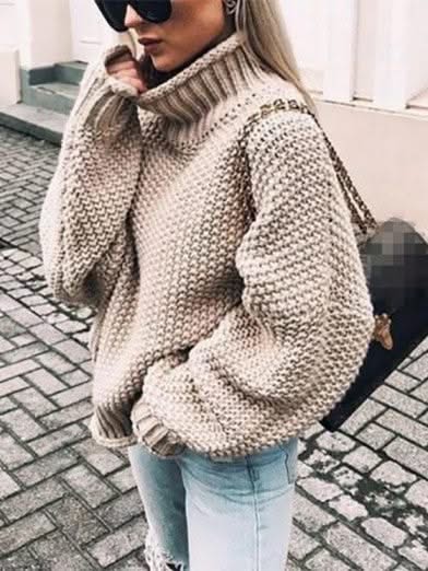 WW | Rollkragen Strickwaren Komfort Und Stil Für Frauen