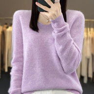 WW | Cashmere Pullover Damen Eleganter V-ausschnitt, Weich & Komfortabel