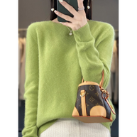 WW | Cashmere Pullover Damen Stilvoller Rundhals, Weich & Komfortabel