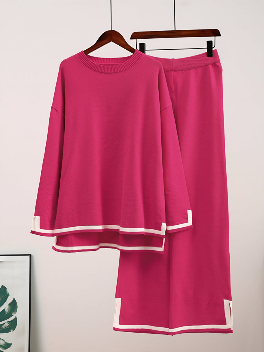 WW Elastisches Strick-Lounge-Set