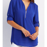 Maxime™ - Langärmelige Lockere Bluse