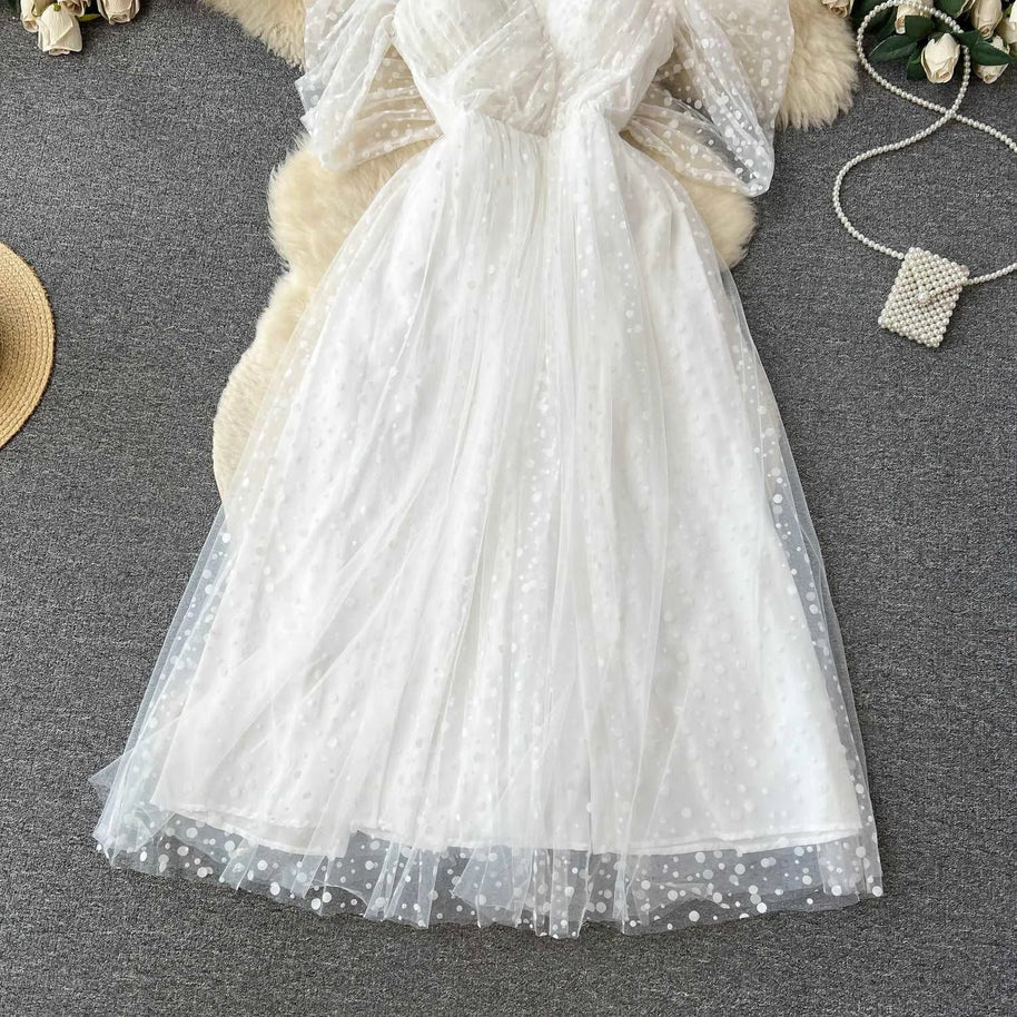 WW | Weißes Kleid Luxus französisch