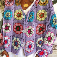 WW | Bedruckte Boho-Weste im Vintage-Stil