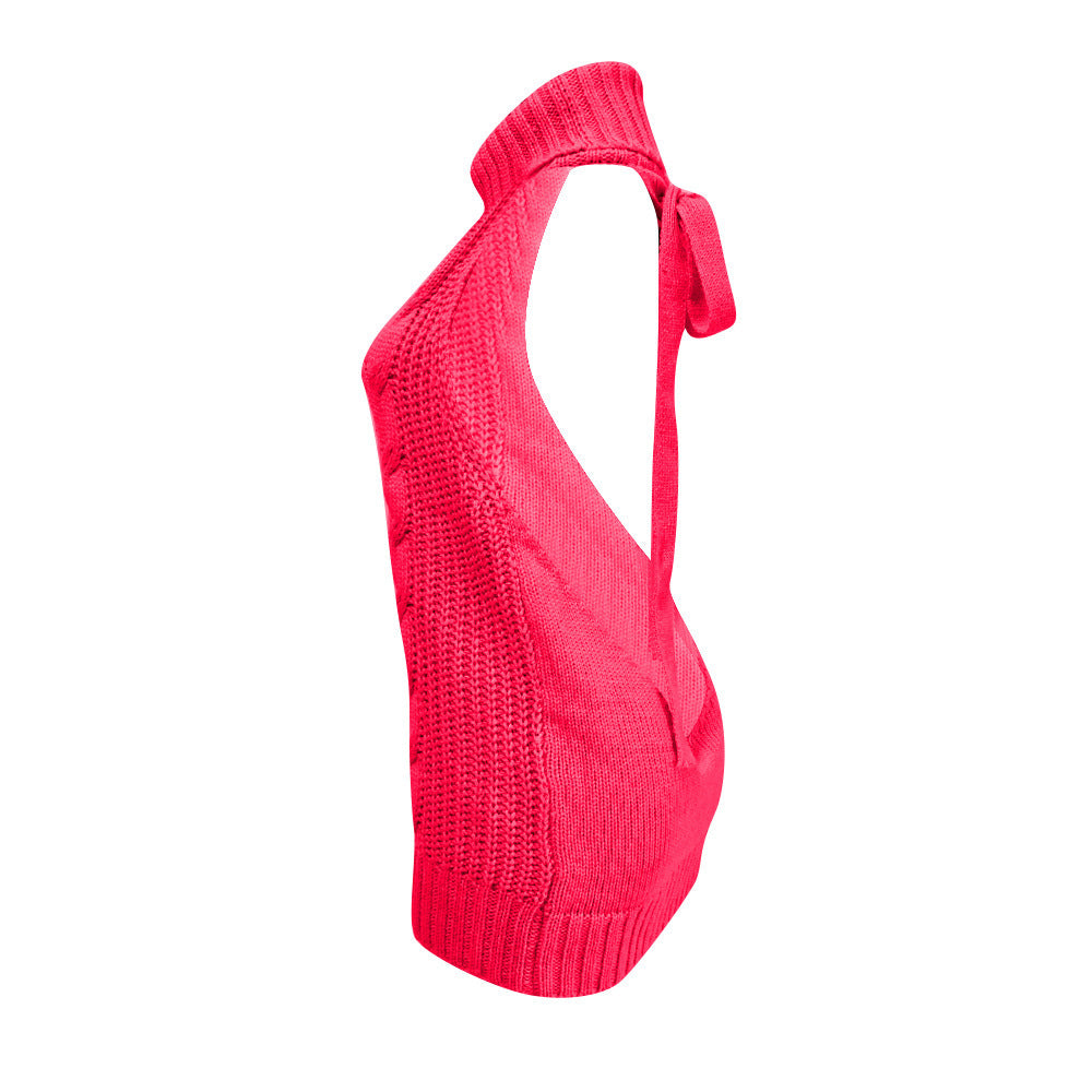 Damen Strickkleid mit hochgeschlossenem Kragen und seitlichem Zipper WW