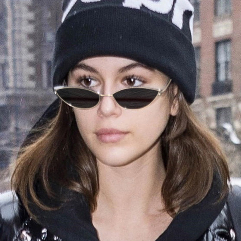 WW | Retro Katzenaugen Sonnenbrille Aus Premium Veganleder