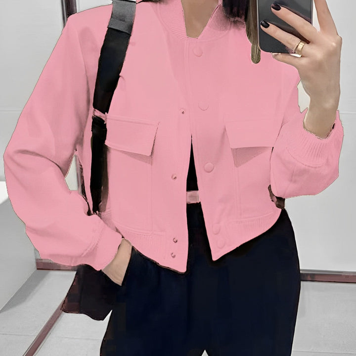 W&W Mode | Kurze Freizeitjacke Mit Taschen