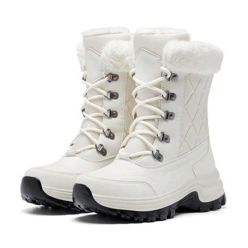 W&W Mode | Lässige Winter Fleece-gefütterte Stiefel für Frauen