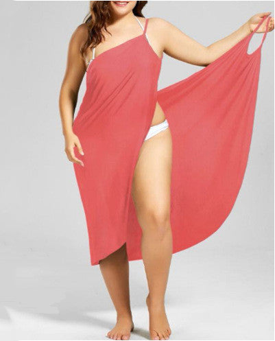 WW | Plus Size Strandrock Mit Trägern