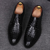 WW | Stilvolle Leder Herren Schnürschuhe