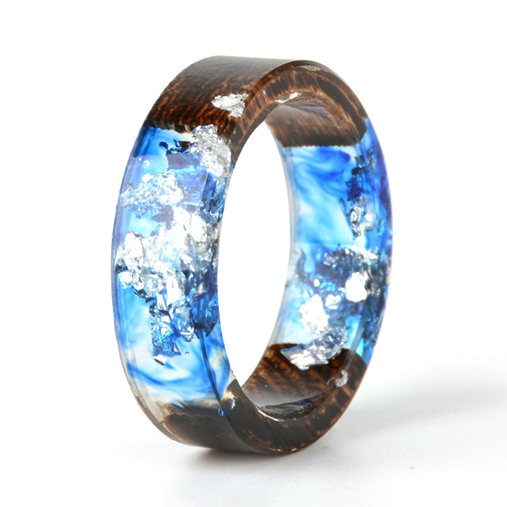 WW | Transparenter Holzharzring